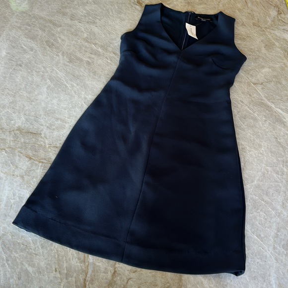BLUE Sheath Dress - BANANA Republic - Size 0 - NWT - Blue DRESS - Navy Dress - Picture 3 of 9